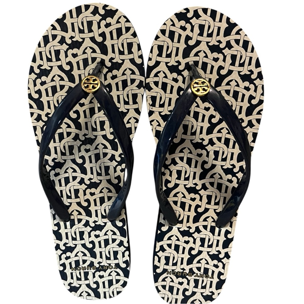 🆕 Tory Burch Buddy Logo Flip Flops